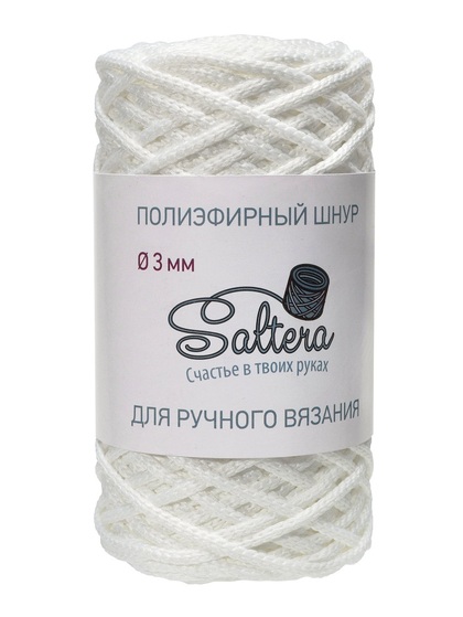шнур Saltera белый (01) 100 метров