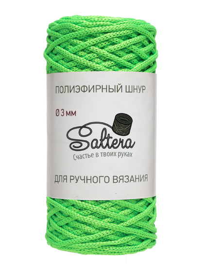 шнур Saltera ярко-зеленый (134) 100 метров